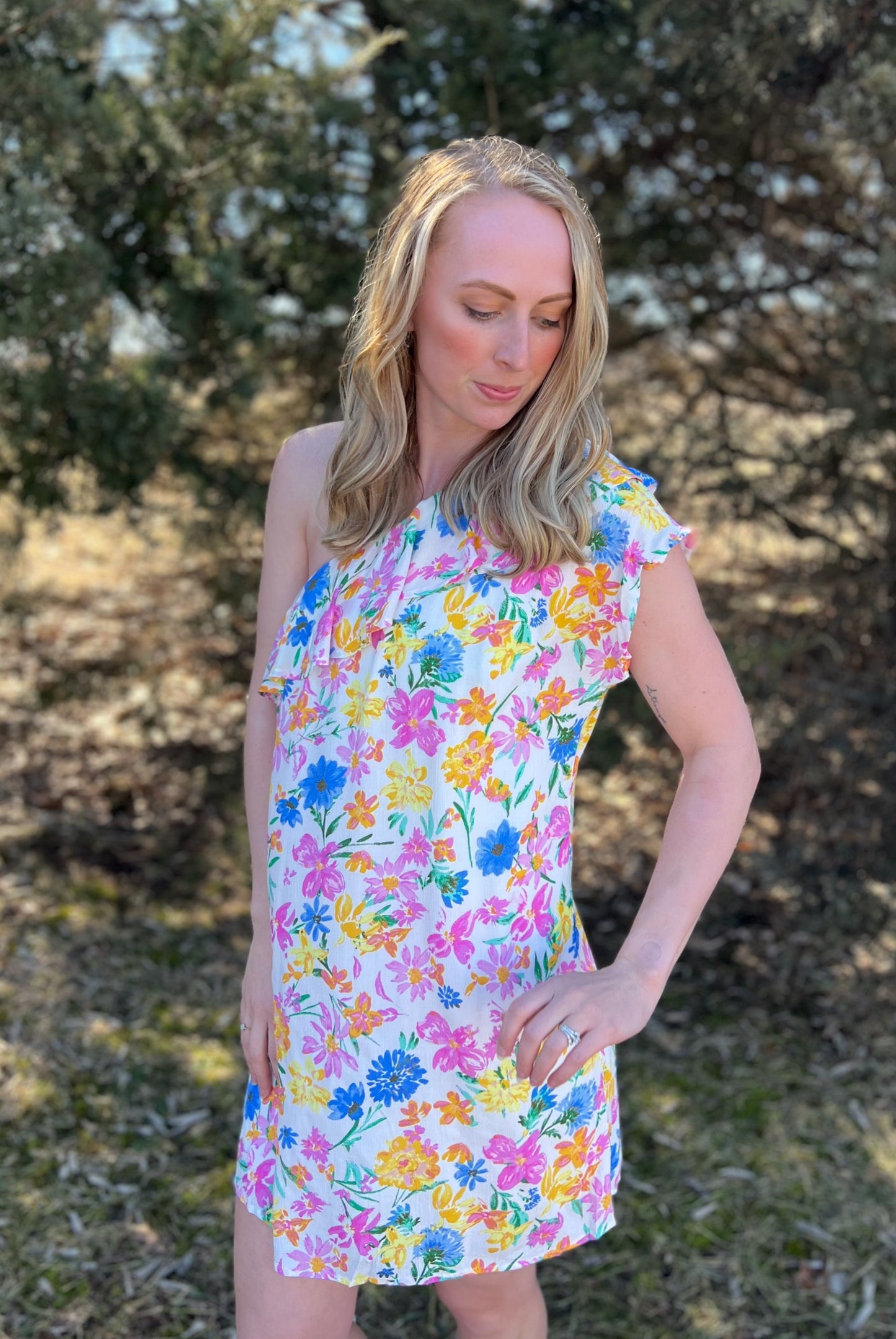 Karina One Shoulder Dress