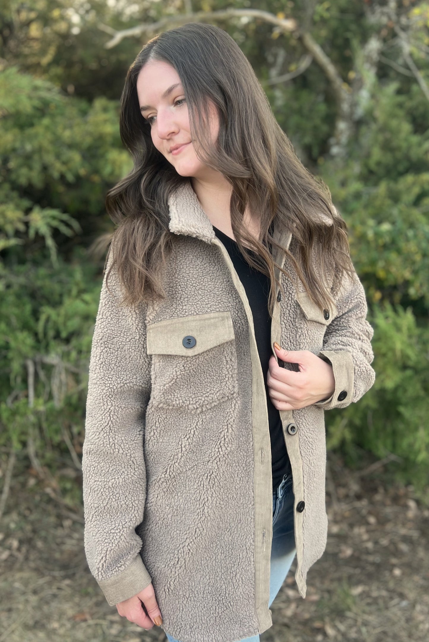 Liza Sherpa Shacket