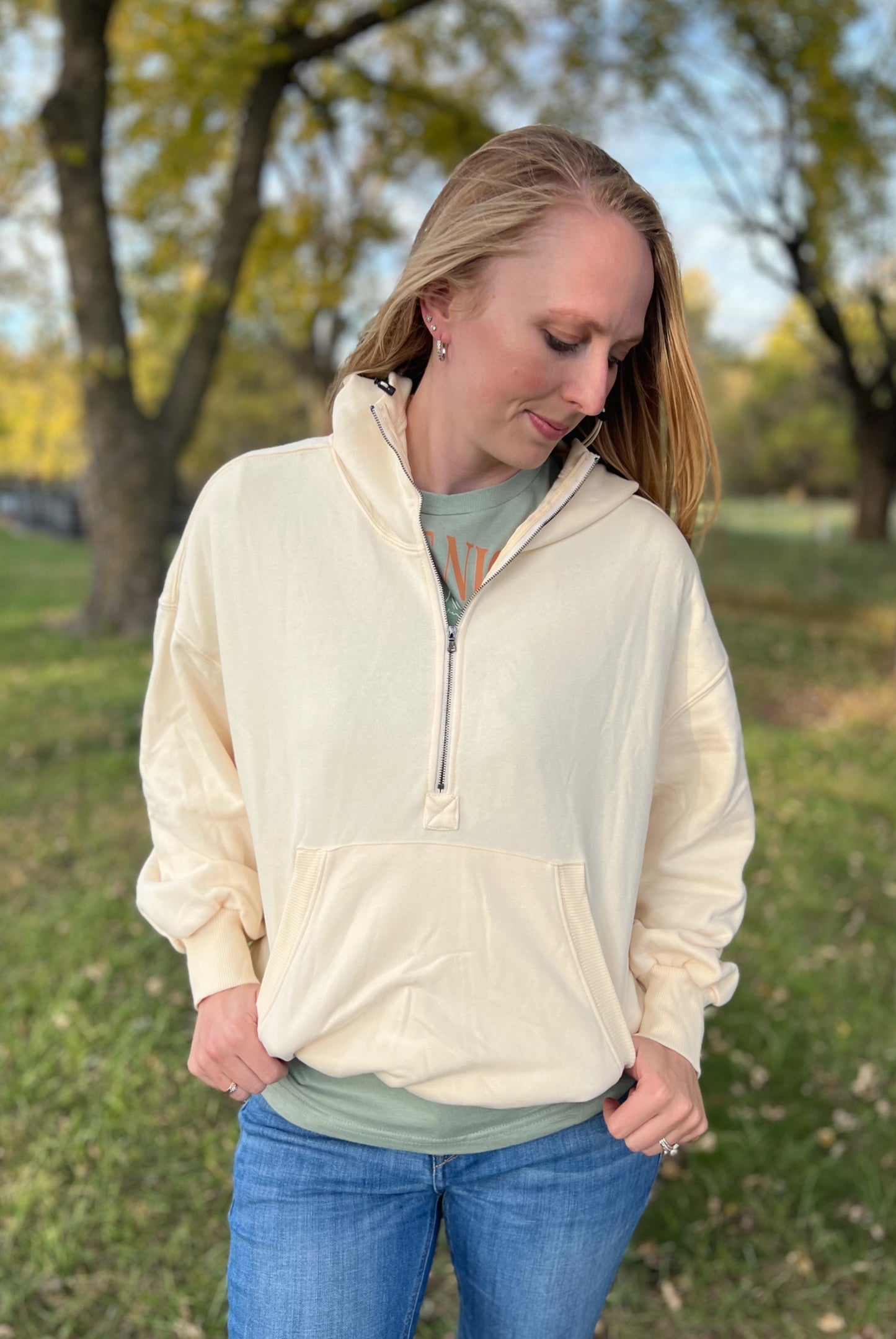 Hannah 1/2 Zip Hoodie