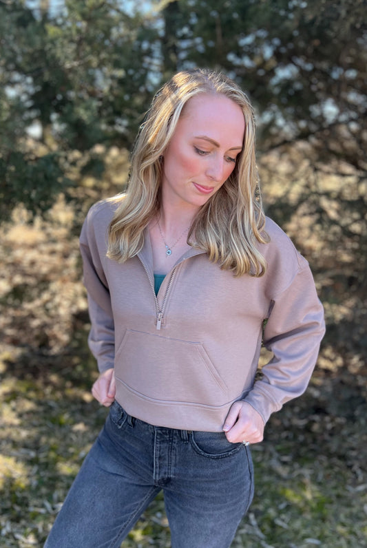 Bethany 1/4 Zip Scuba Crew