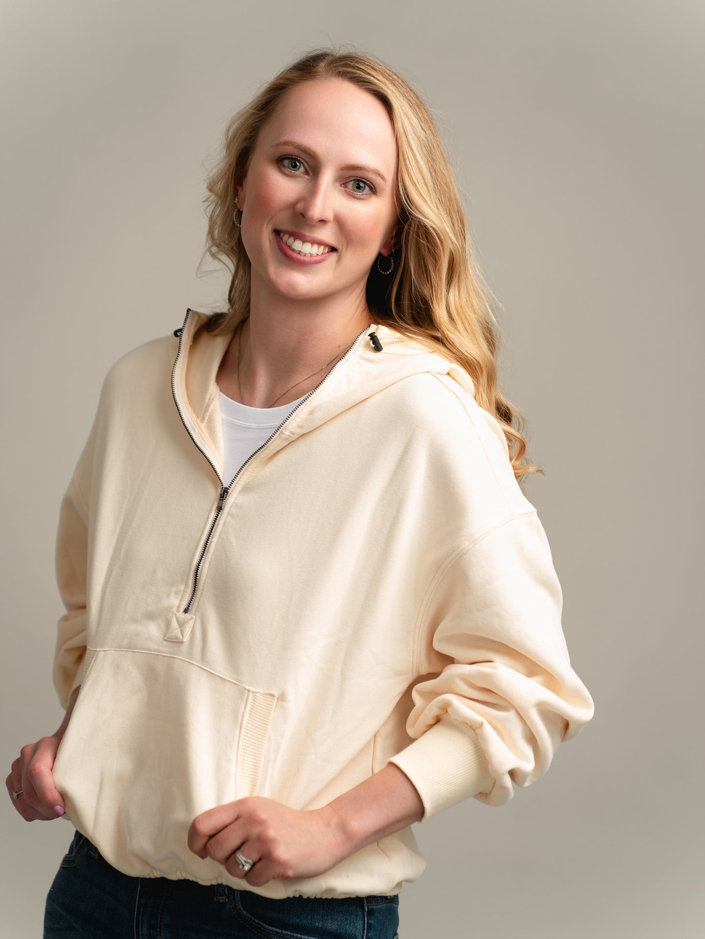 Hannah 1/2 Zip Hoodie