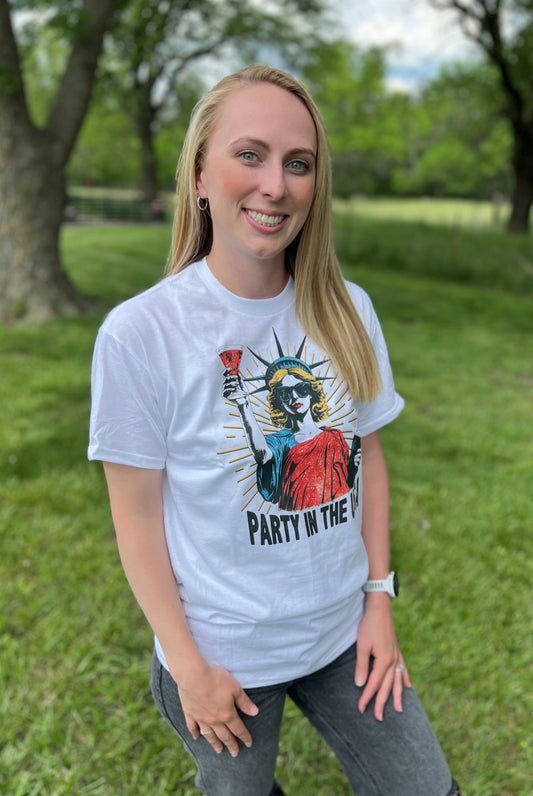 *Whoa Nellie* Party in the USA tee