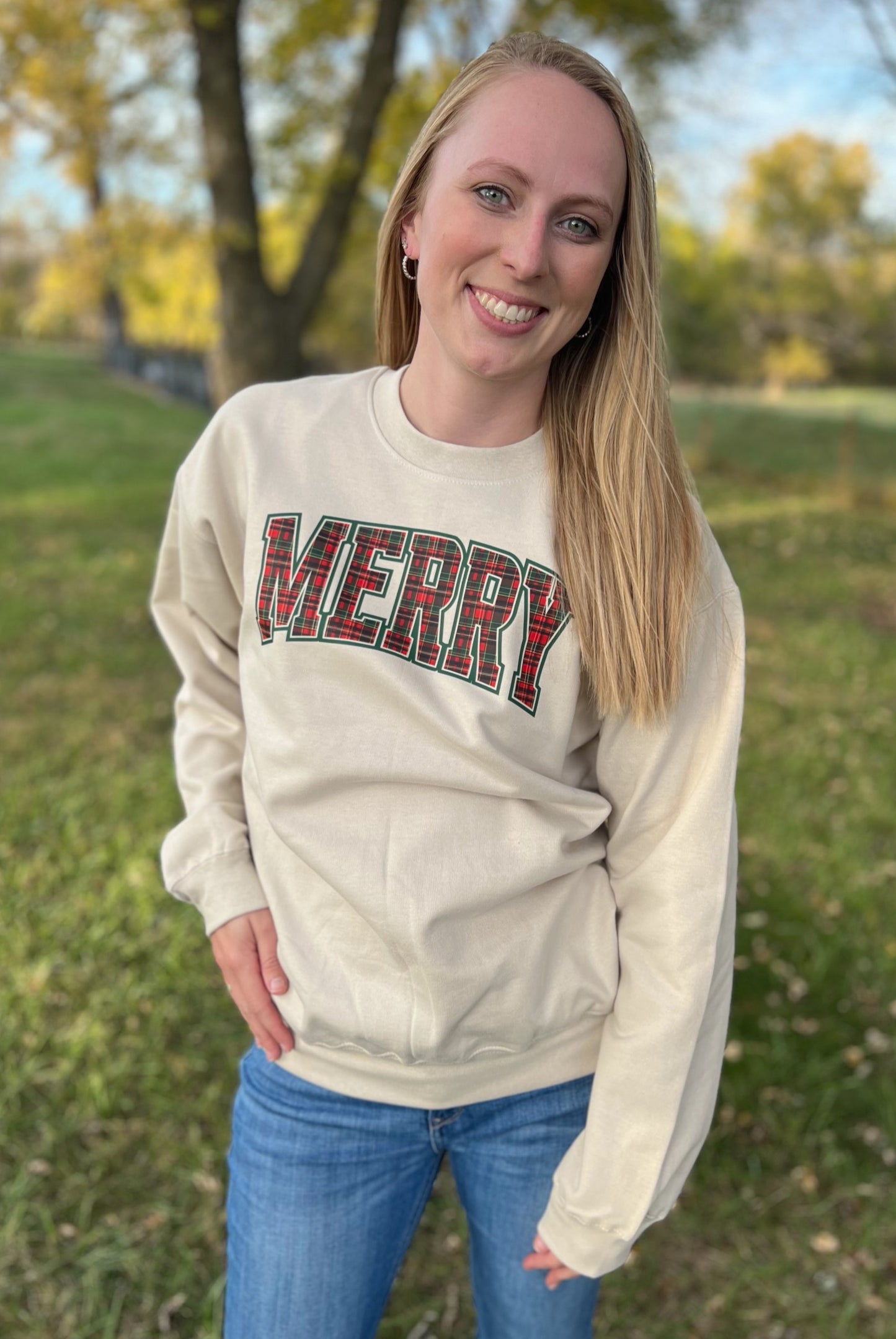 *Whoa Nellie* Merry Plaid Crew