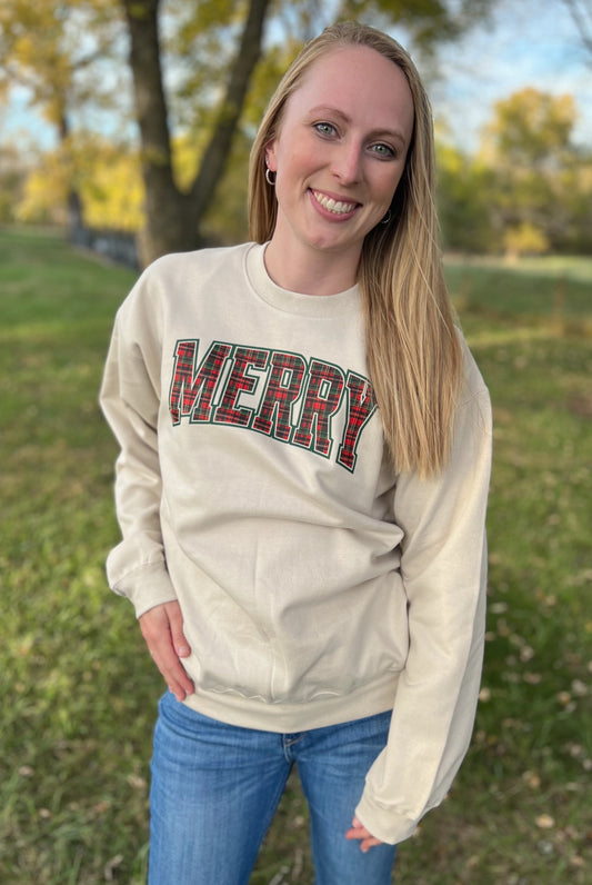 *Whoa Nellie* Merry Plaid Crew