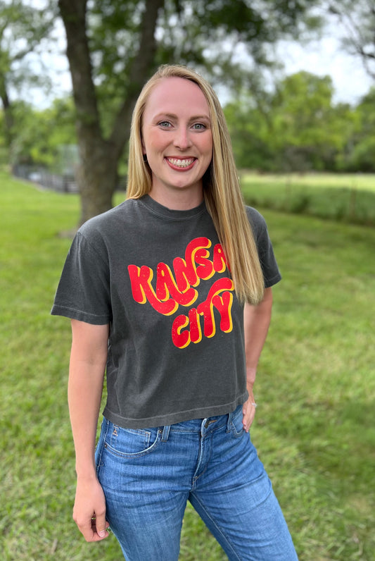 *Whoa Nellie* KC Bubble Crop Tee