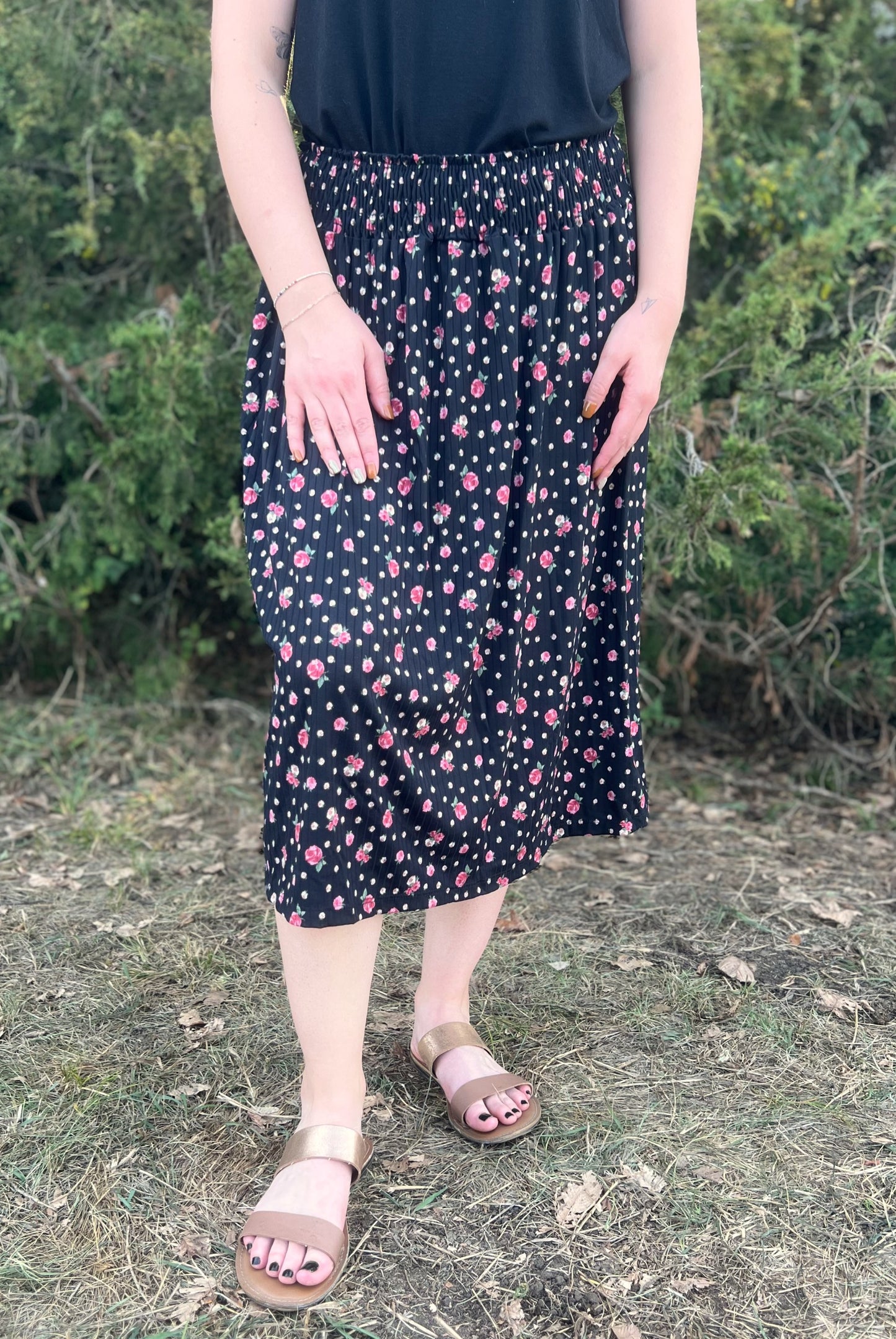 Flora Midi Skirt