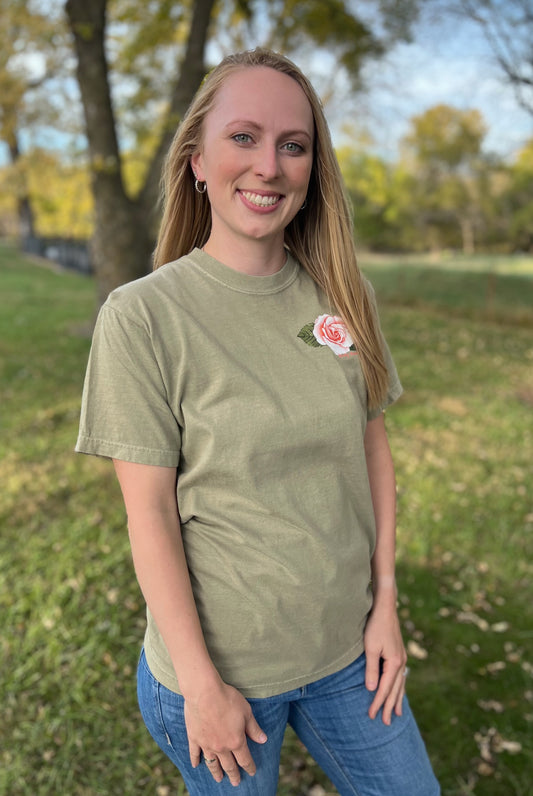 *Whoa Nellie* God is Good Floral Tee