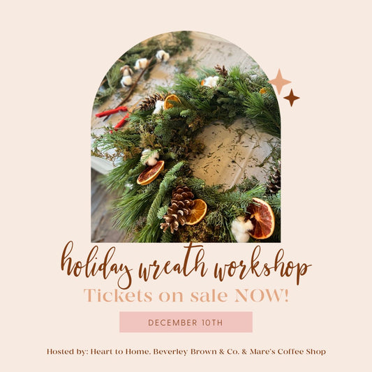 *TICKET* Holiday Wreath & Swag Building Workshop
