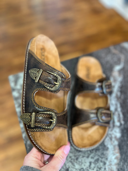 *Corky's* Atta Girl - Espresso Crinkle