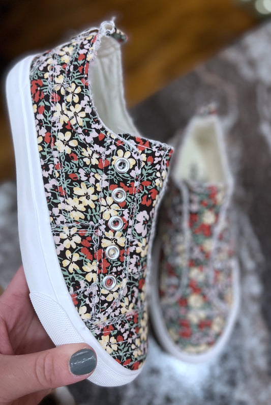 *Corkys* Babalu - Black Floral